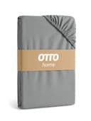 OTTO home Spannbettlaken PHYSALIS Grau Jersey 100% Baumwolle Bild 2