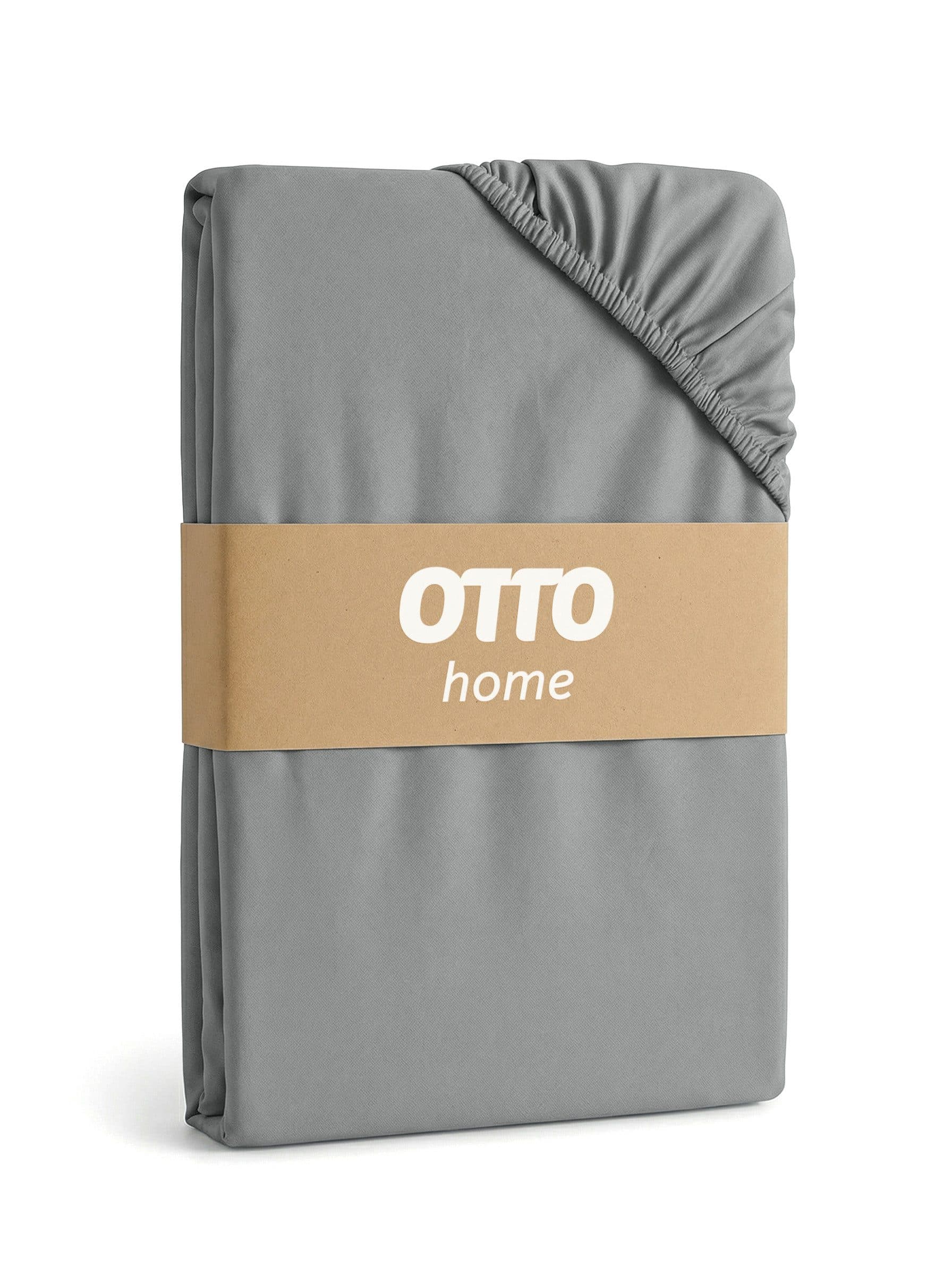 OTTO home Spannbettlaken PHYSALIS Grau Jersey 100% Baumwolle - Bild 2