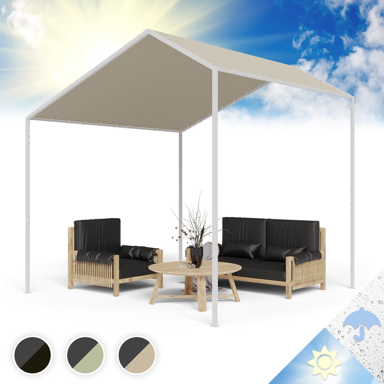 blumfeldt Pavillon La Rochelle Gazebo - Bild 2