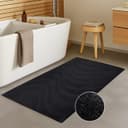 Carpet City Badematte BAT400 Uni Schwarz Rutschhemmend Bild 2