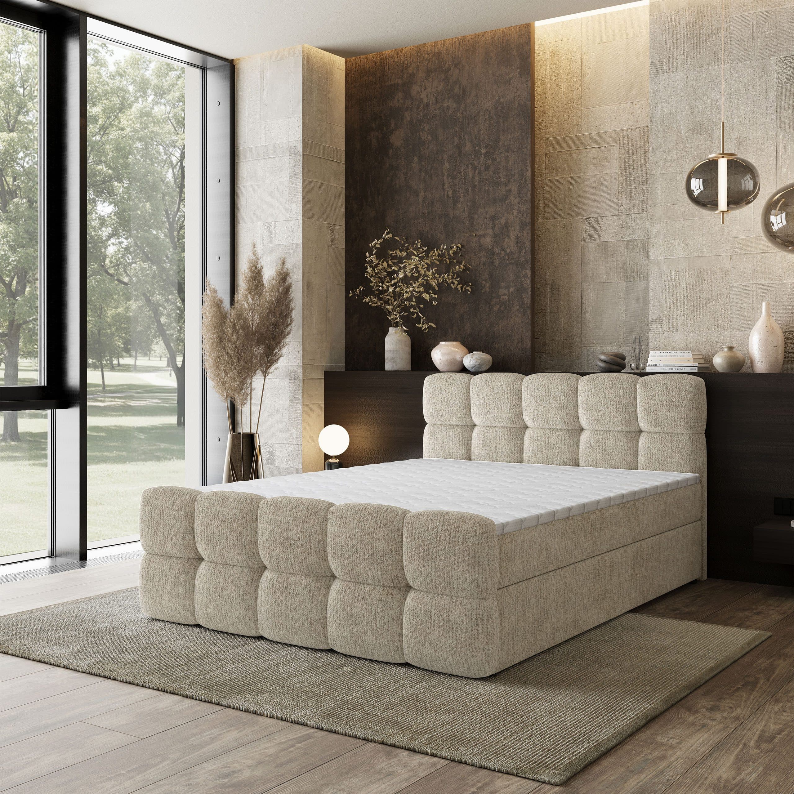 Masseno Boxbett BRUME mit Bonell Matratze und Topper - Bild 2
