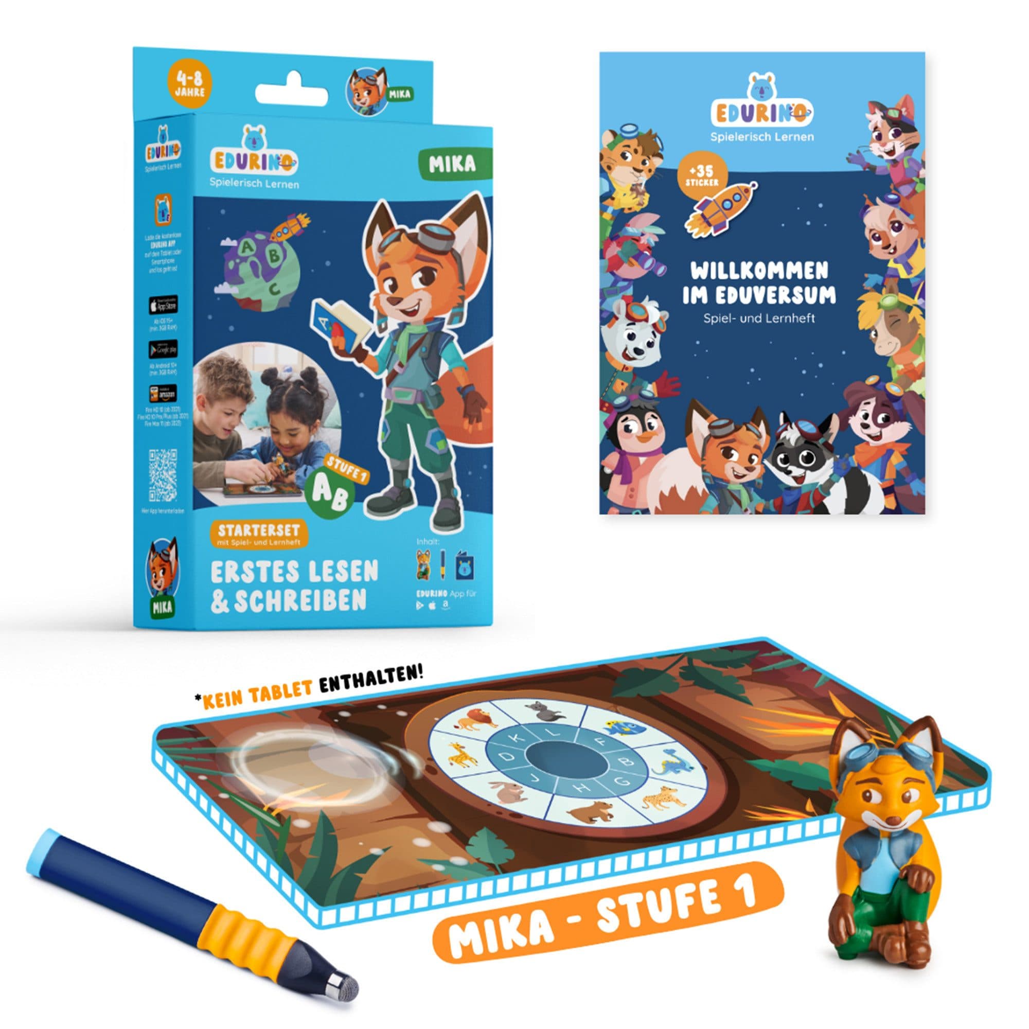 Edurino Lernspielzeug Bundle Lernfigur Mika Erstes Lesen & Schreiben - Bild 2
