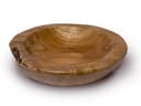 Amagohome Dekoschale Teakholz Ø 25 cm Naturprodukt Bild 2