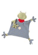 Sigikid Schnuffeltuch Baby Frosch Grün Blau-Weiß Bild 2