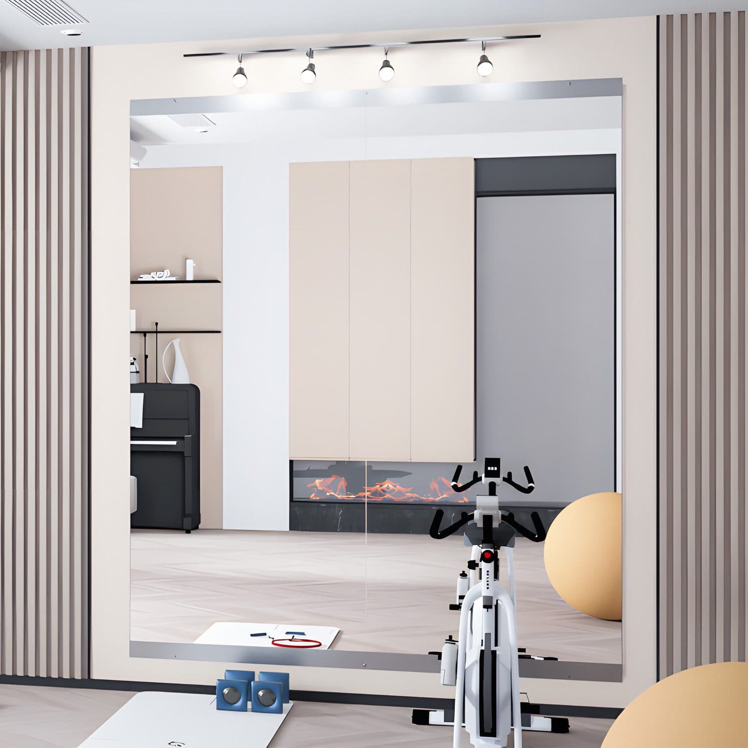 Elemango Ganzkörperspiegel Home Gym Spiegel 141x60 cm - Bild 2