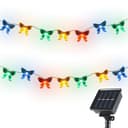 Salcar LED Solarleuchte Lichterkette 10M 50 LED Bunt Garten Bild 2