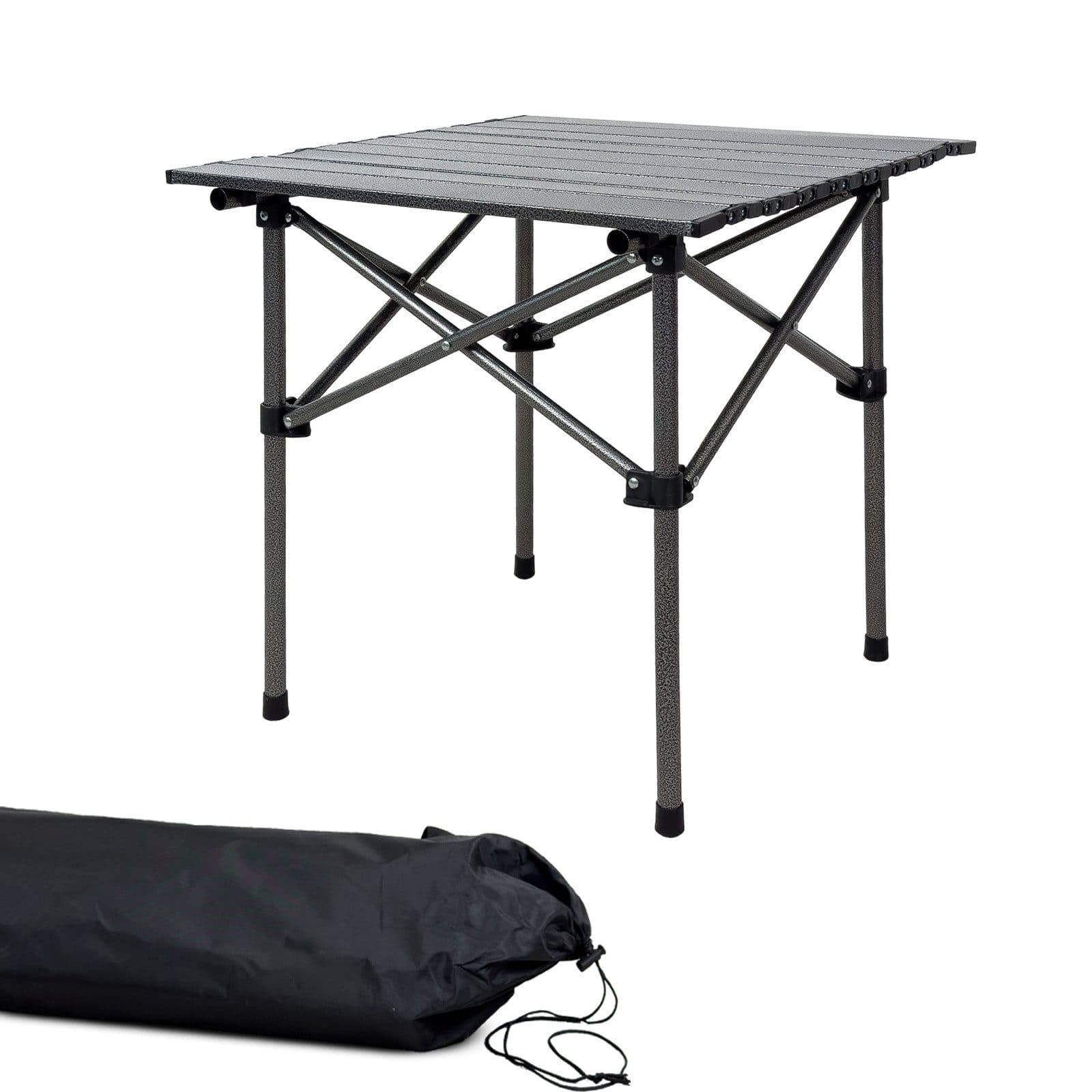 Grafner Campingtisch Klappbar Schwarz Carbon-Stahl - Bild 2
