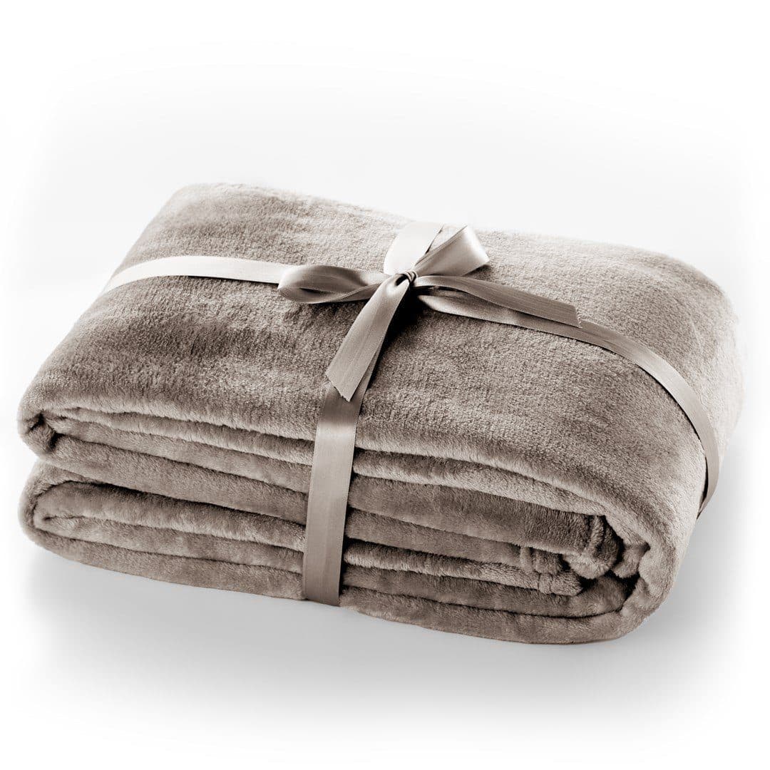 DecoKing Wohndecke Super Soft Kuscheldecke Beige Polyester