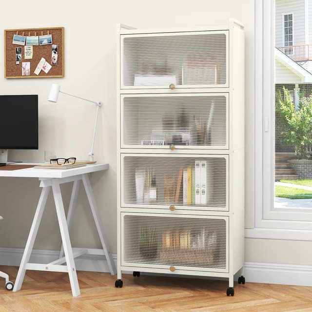 COSTWAY Hochschrank 5-stufig Küchenregal Metall