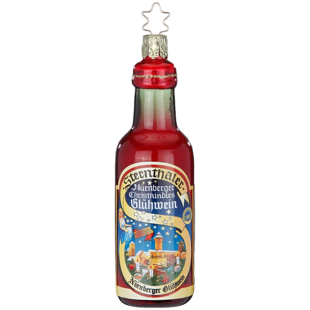 INGE-GLAS® Christbaumschmuck Sternthaler Glühwein 12cm Glas