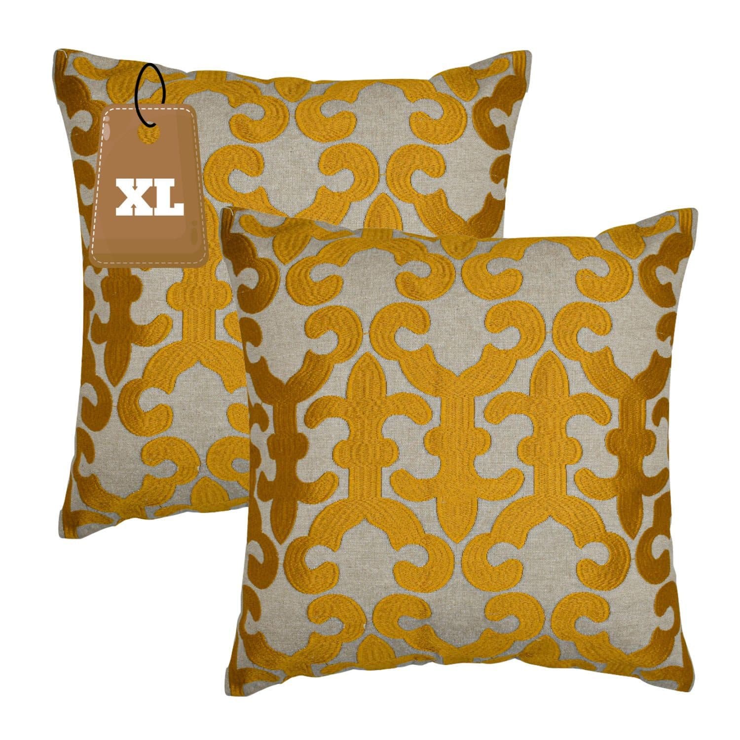Marrakesch Orient & Mediterran Interior Zierkissen 2er Set Kayon Gold - Bild 2