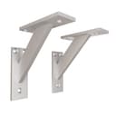 sossai® Wandregalhalter 2er Set Silber Aluminium Modern Design Bild 2