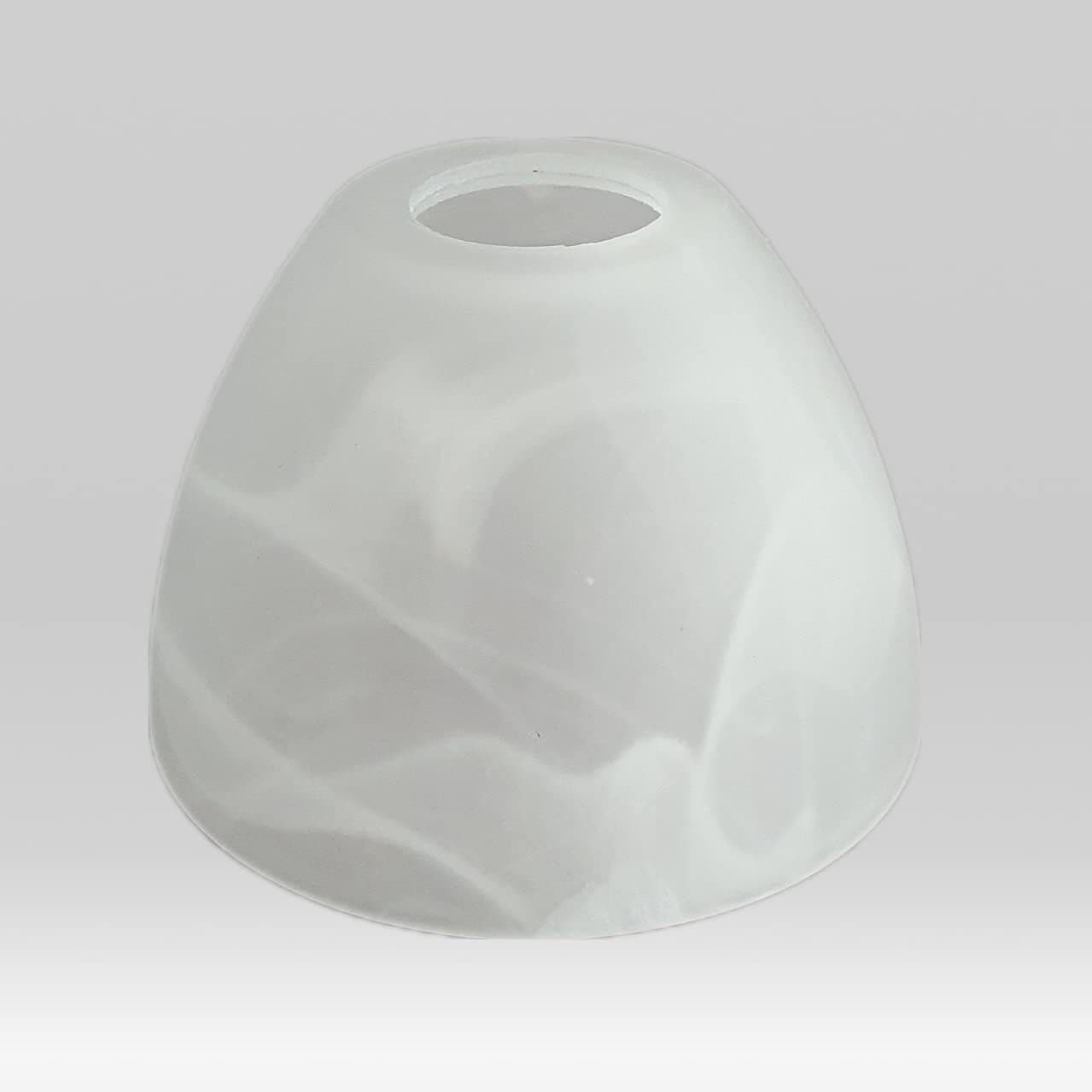 Lampenschirm Glas E14 Weiß Ersatzschirm Daytona - Bild 2