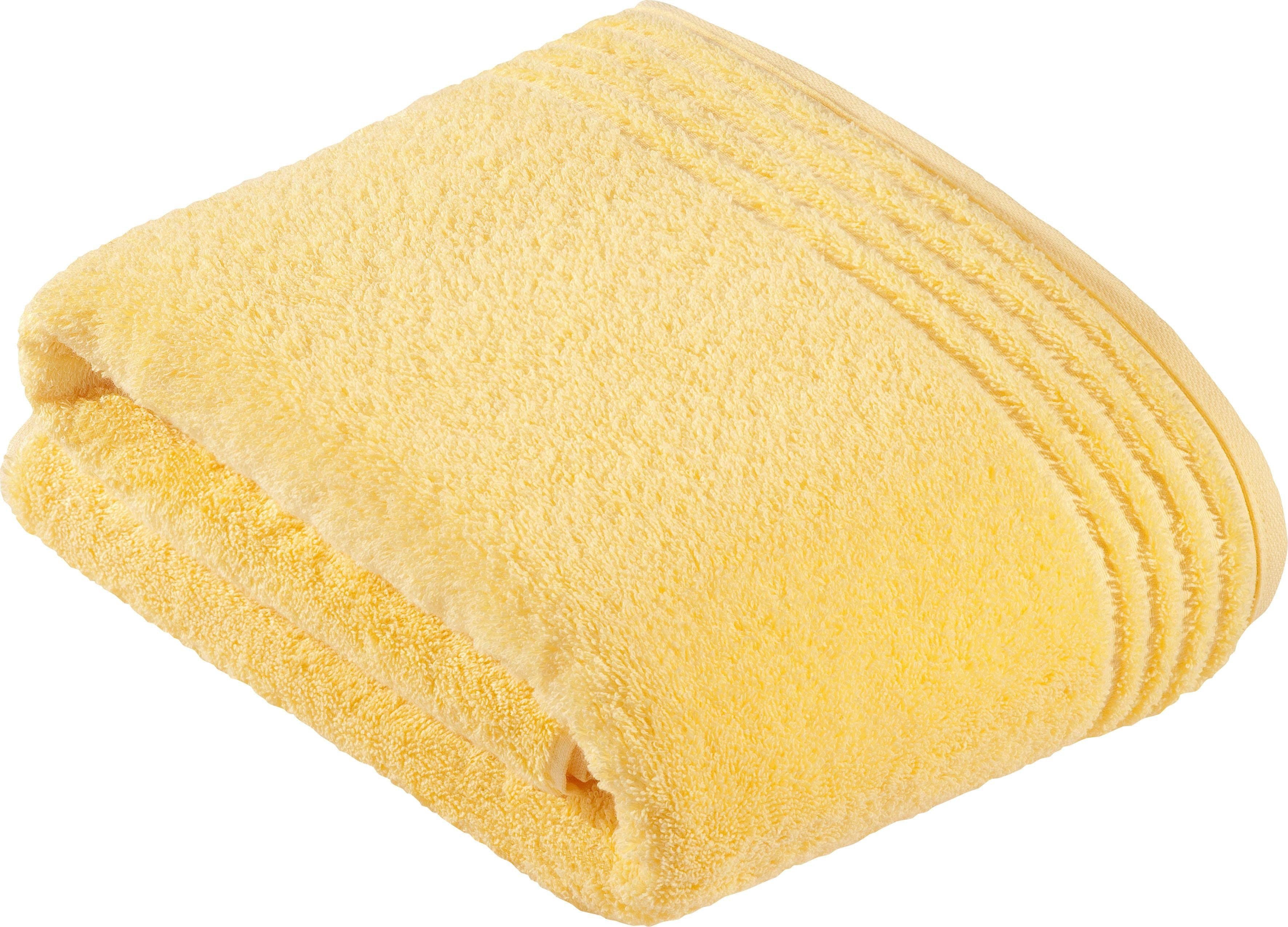 VOSSEN Saunatuch Vienna Style Supersoft 100% Baumwolle Gelb - Bild 2