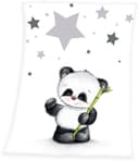 Babydecke Panda Microfaserflausch-Decke 75/100 cm Kuscheldecke Herding Bild 2