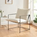 en.casa Loungesessel Utsjoki Schwarz/Beige Bild 2