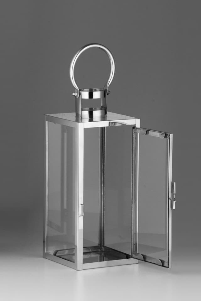 Marrakesch Orient & Mediterran Interior Kerzenständer 2er Set Laterne Silber Handarbeit
