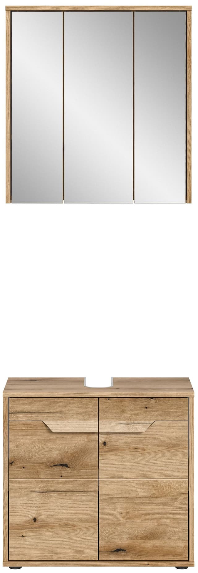 Badezimmer-Set Zeno in Evoke Oak | Spannplatte/MDF