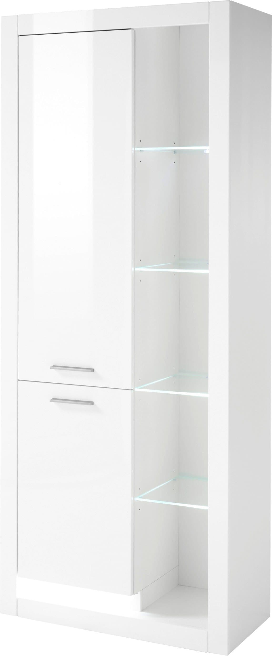 HOME AFFAIRE Vitrine MERAN Weiß Hochglanz FSC-zertifiziert - Bild 2
