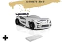 Aileenstore Autobett Rio II Kinderbett 90x200 cm LED-Beleuchtung Bild 2
