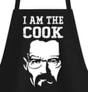 Youth Designz Grillschürze I AM THE COOK Schwarz Lustiger Spruch Bild 2