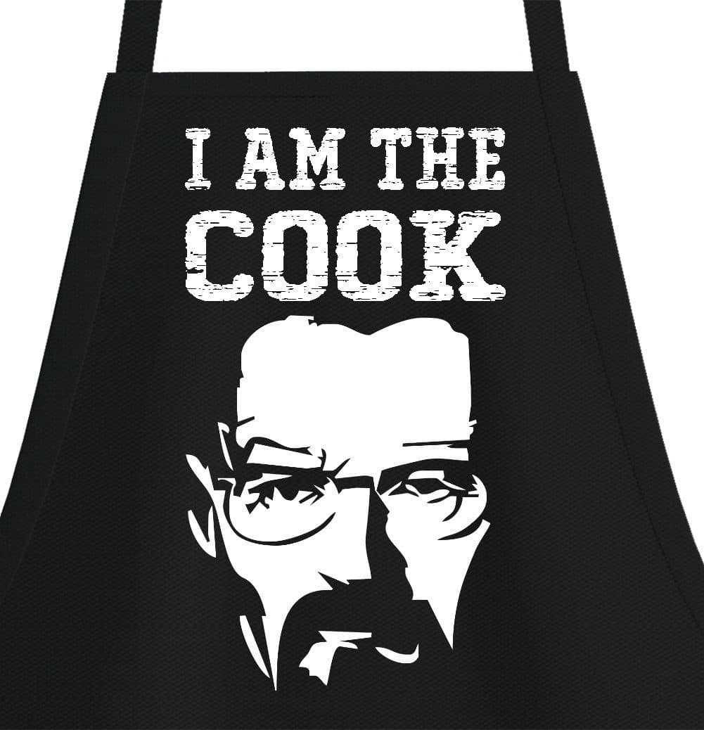 Youth Designz Grillschürze I AM THE COOK Schwarz Lustiger Spruch - Bild 2