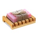 relaxdays Seifenschale 2er Set Bambus Natur Bild 2