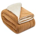 Beautissu Alina Sherpa Decke Beige/Weiß Kuscheldecke Bild 2