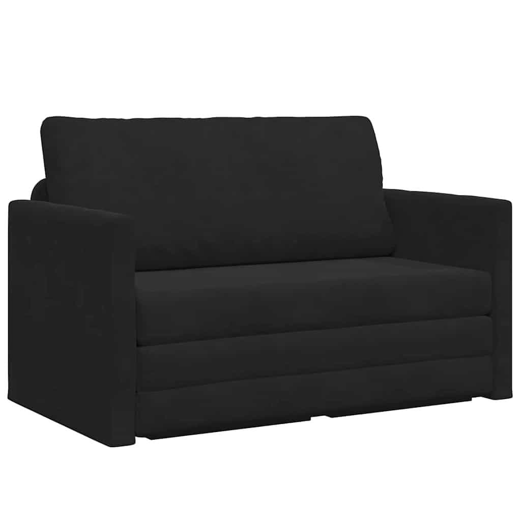 vidaXL Schlafsofa Schwarz Samt Modernes Sofa-Bett - Bild 2