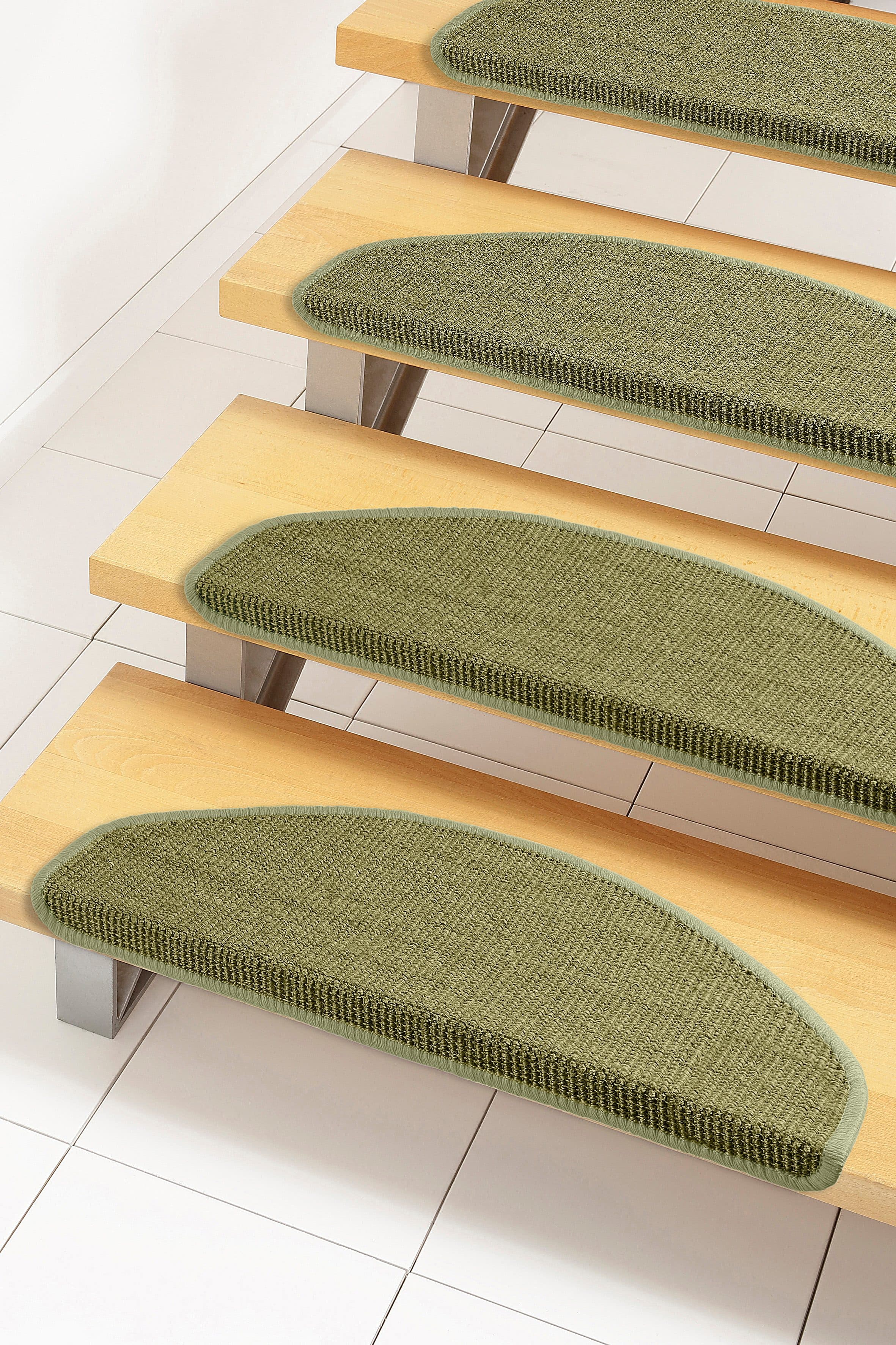 Stufenmatte DEKOWE "Mara S2" Avocado-Grün Sisal - Bild 2