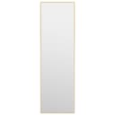 vidaXL Türspiegel Golden Aluminium Glas 30x100 cm Bild 2