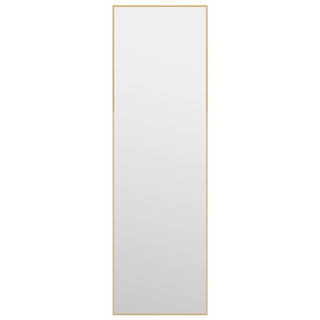 vidaXL Türspiegel Golden Aluminium Glas 30x100 cm - Bild 2