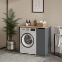 Vicco Waschmaschinenschrank Viktor Anthrazit Goldkraft Eiche Modern Bild 2
