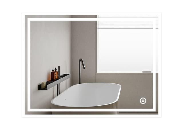 WDWRITTI Badspiegel mit Beleuchtung LED