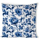 Ambiente Dekokissen Delft Blue florals Baumwolle 40x40 cm Bild 2