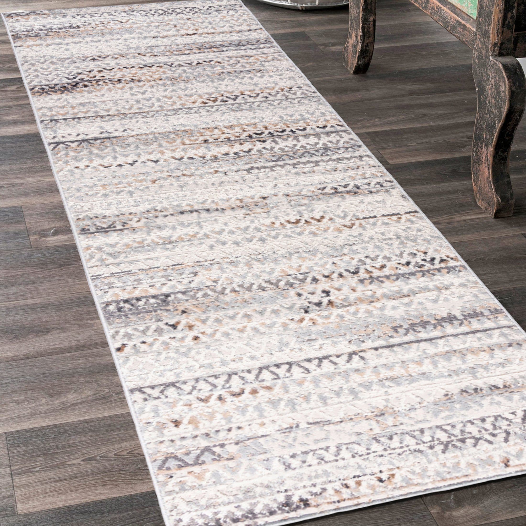 Mazovia Läufer Flur 70x100cm Kurzflor Abstrakt - Bild 2