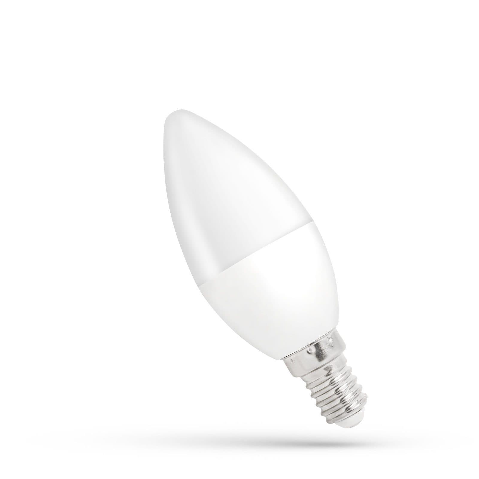 Spectrum LED-Leuchtmittel E14 Kerzenform Kaltweiß 4W