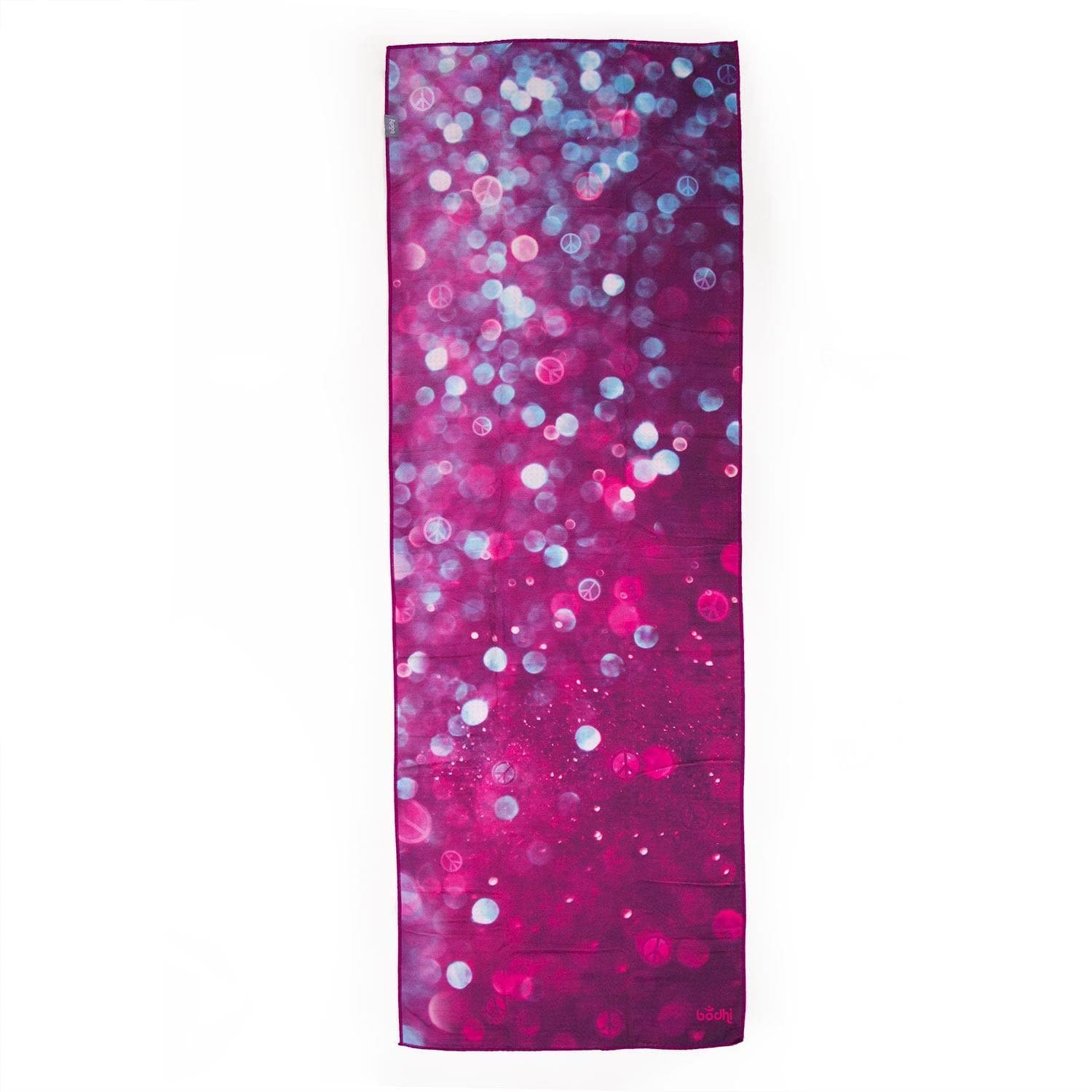 bodhi Sporthandtuch Yogatuch GRIP ² Yoga Towel Drops of Peace Bunt - Bild 2