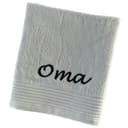 Schnoschi Handtuch Rosa Bestickt Oma Opa Frottee Bild 2