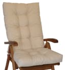 Rattani Hochlehnerauflage Beige Gartenstuhl Polster Bild 2