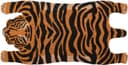 Esschert Design Fußmatte Tiger Kokosfaser Orange Schwarz Bild 2