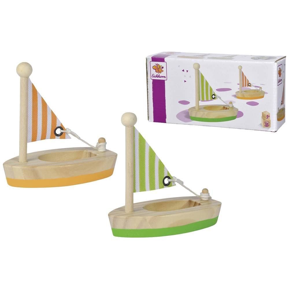 Eichhorn Segelboote Badespielzeug aus Holz - Bild 2