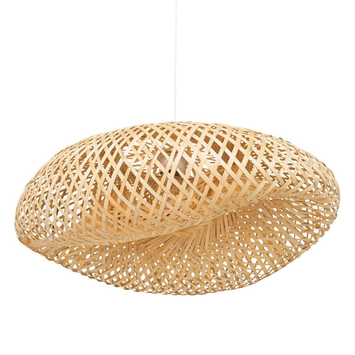 Atmosphera Créateur d'intérieur Pendelleuchte BEDDY Boho Bambus 51 cm