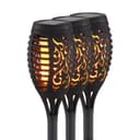 GLOBO LIGHTING Solarleuchte 3er Set Schwarz Feuereffekt LED Bild 2