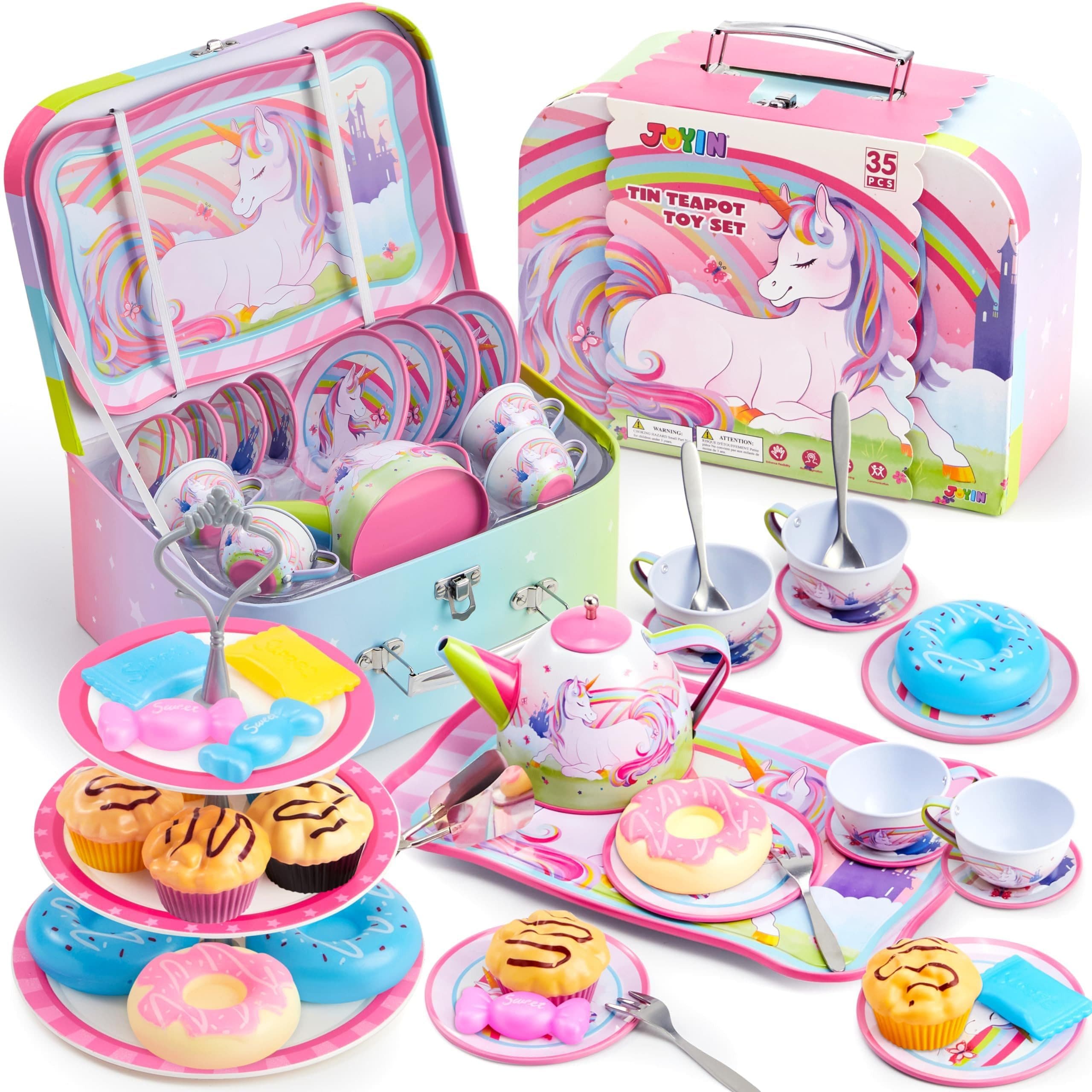 JOYIN Kinder Einhorn Tee Party Set 35 Teile - Bild 2