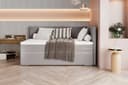 99rooms Boxspringbett Phönix Mini Plus mit Matratze und Topper Grau Bild 2