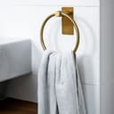 ELMOWO Handtuchring Gold Ohne Bohren 3M-Kleber Bild 2