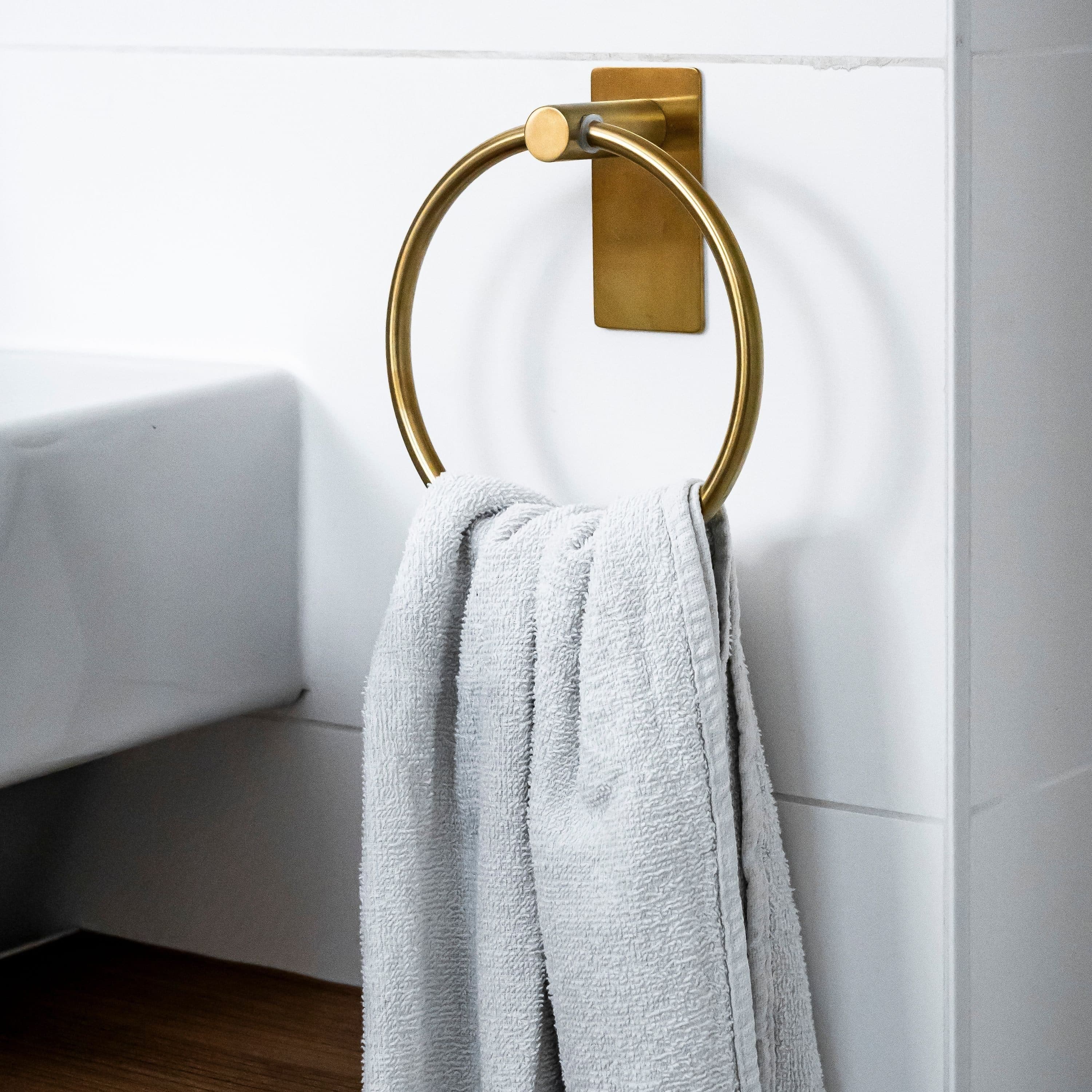 ELMOWO Handtuchring Gold Ohne Bohren 3M-Kleber - Bild 2