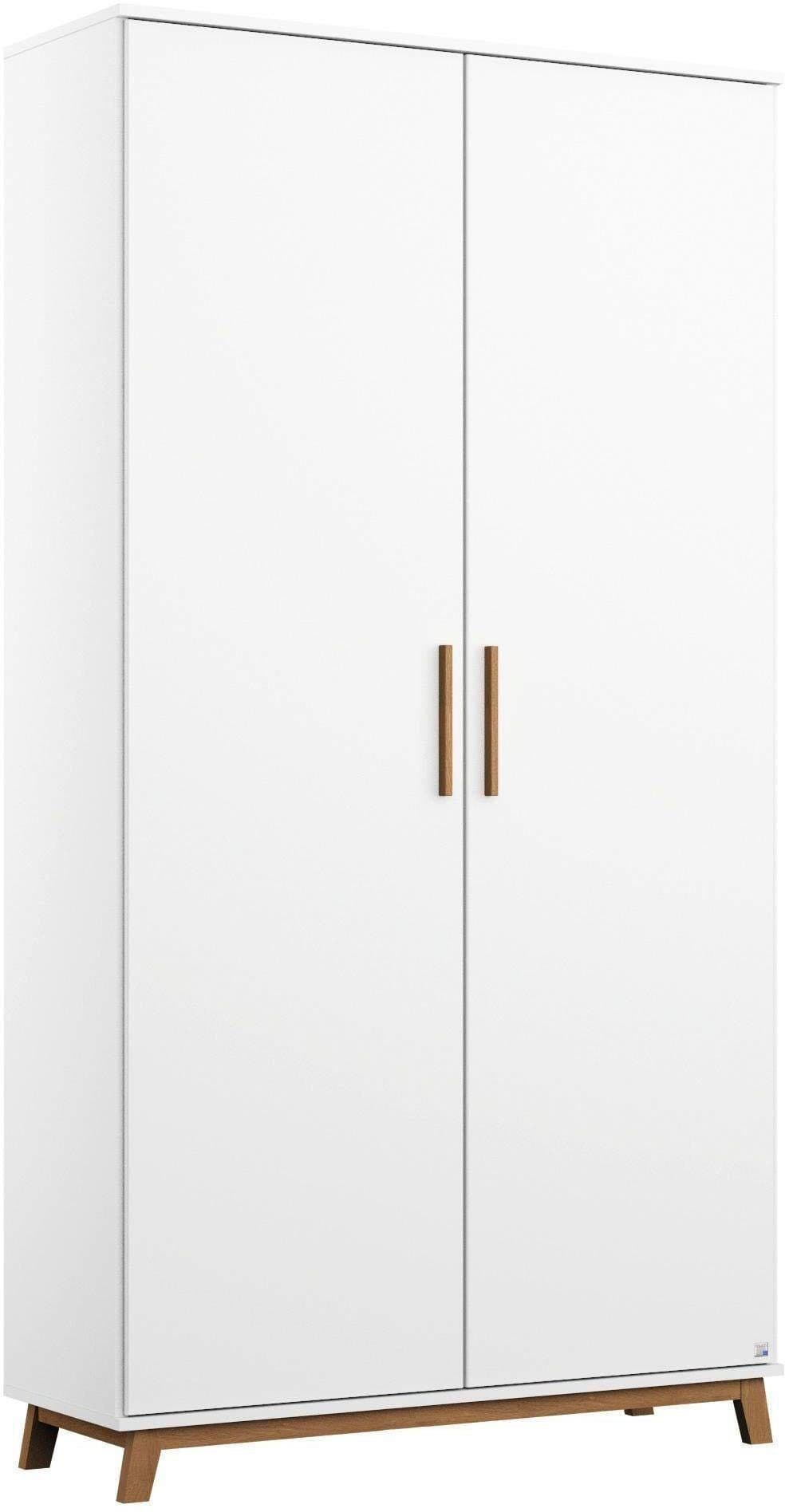 Rauch CARLSSON Drehtürenschrank Weiß Eiche Massiv - Bild 2