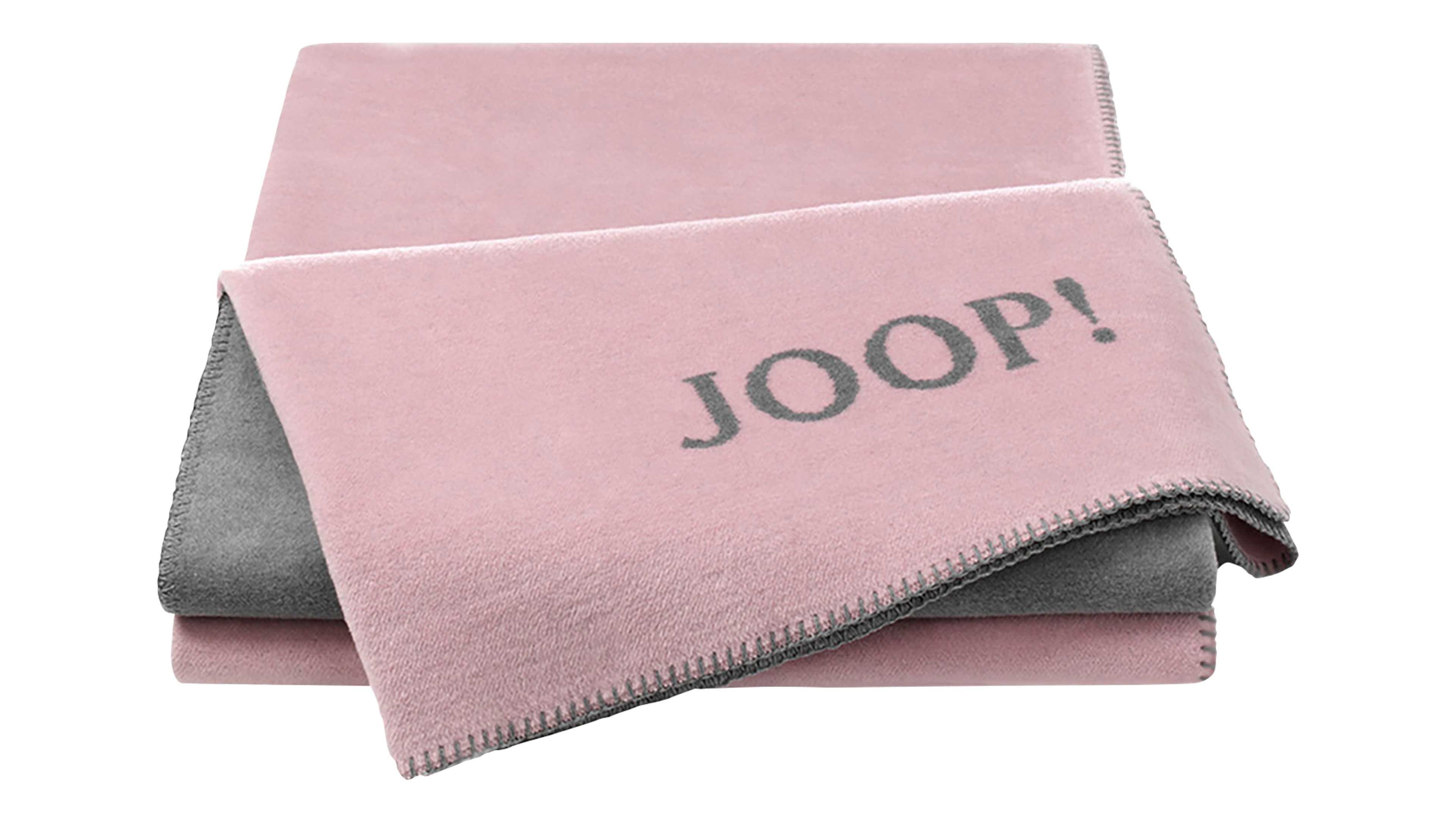 JOOP! UNI-DOUBLEFACE Wohndecke Rosa Modern